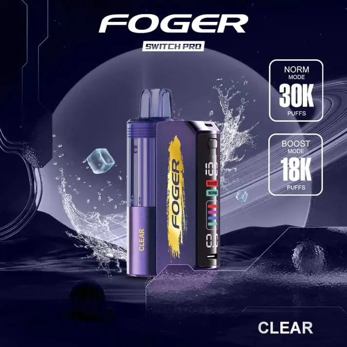 Clear - Foger Switch Pro 30K Disposable Kit JellyPuffs