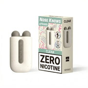 Clear - Nose Knows AT5000 Zero Nicotine Disposable Vape JellyPuffs