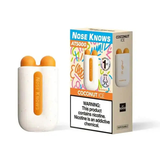 Coconut Ice - Nose Knows AT5000 Disposable Vape JellyPuffs