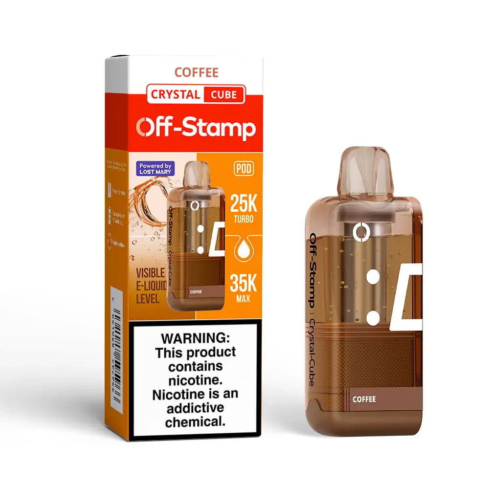 Coffee - Off-Stamp Crystal Cube 35K Disposable Pod JellyPuffs