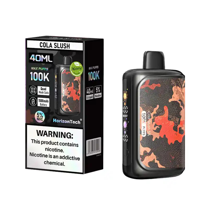Cola Slush - HorizonTech 100k Disposable Vape JellyPuffs