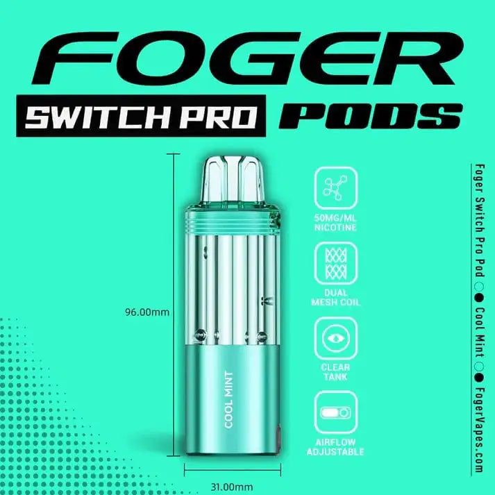 Cool Mint - Foger Switch Pro 30K Disposable Pod JellyPuffs