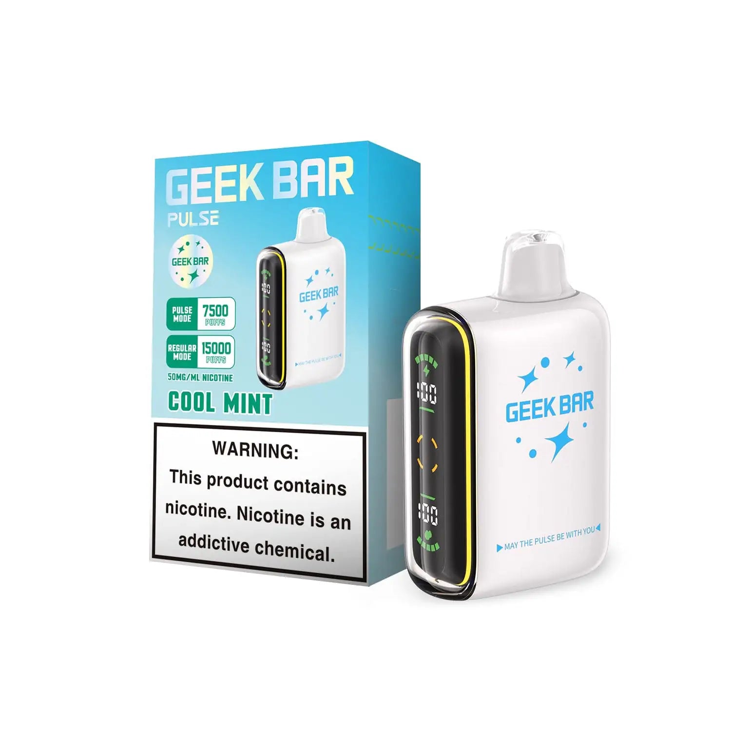 Cool Mint - Geek Bar Pulse 15k Disposable Vape JellyPuffs
