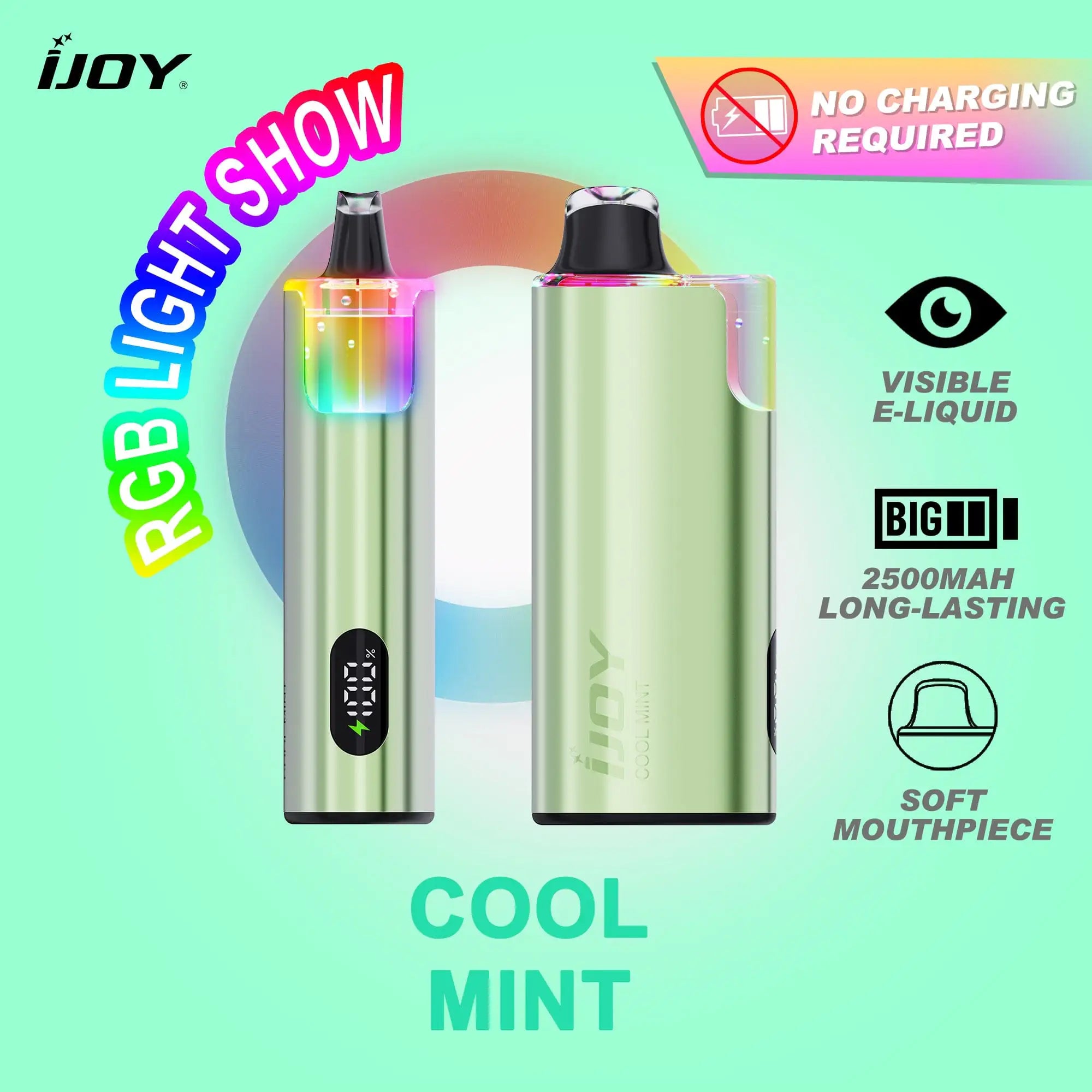 Cool Mint - iJoy IO50000 Disposable Vape JellyPuffs