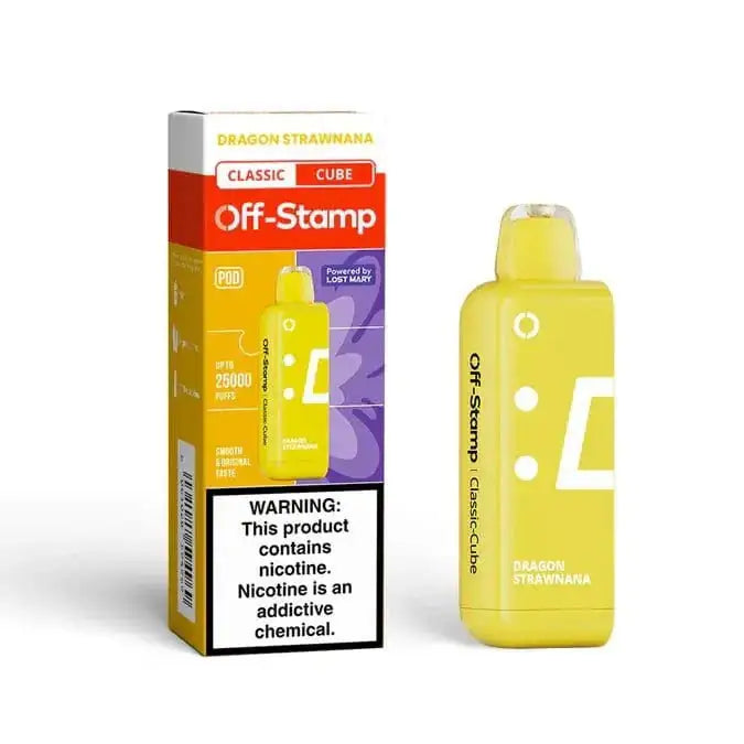 Dragon Strawnana - Off-Stamp Classic Cube 25K Disposable Pod JellyPuffs