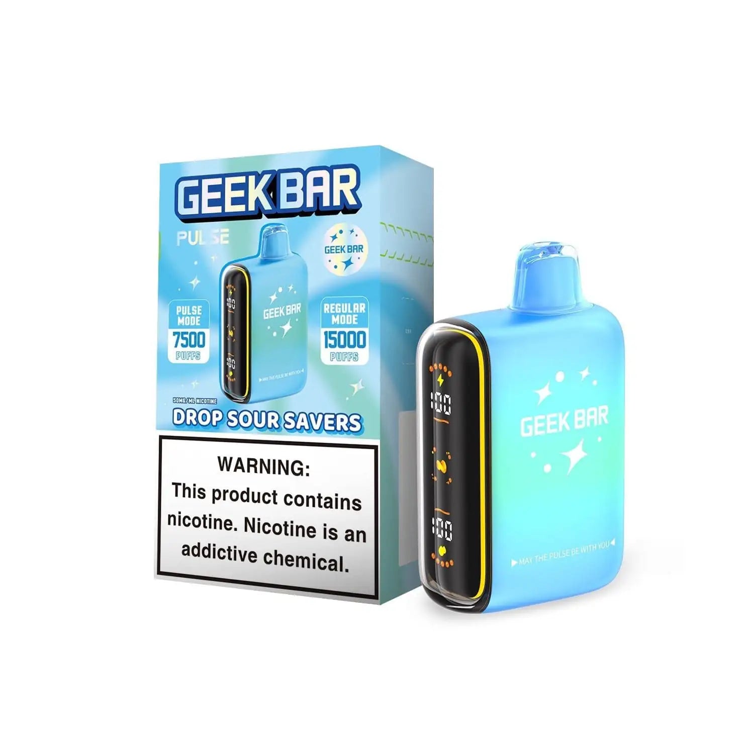 Drop Sour Savers - Geek Bar Pulse 15k Disposable Vape JellyPuffs