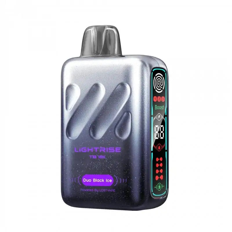 Duo Black Ice - Lost Vape Lightrise TB 18K Disposable JellyPuffs