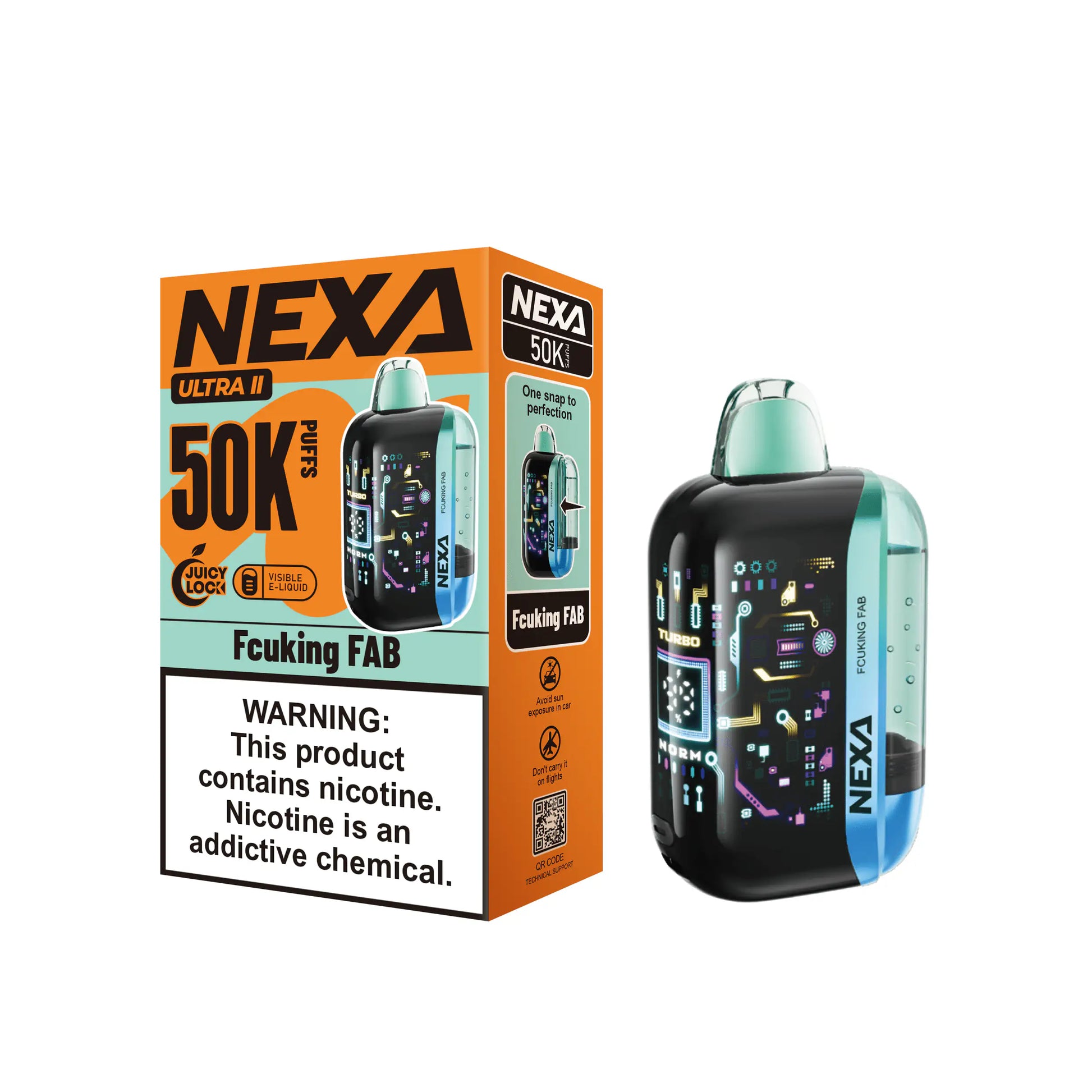 Fcuking FAB - NEXA Ultra II 50K Disposable Vape JellyPuffs