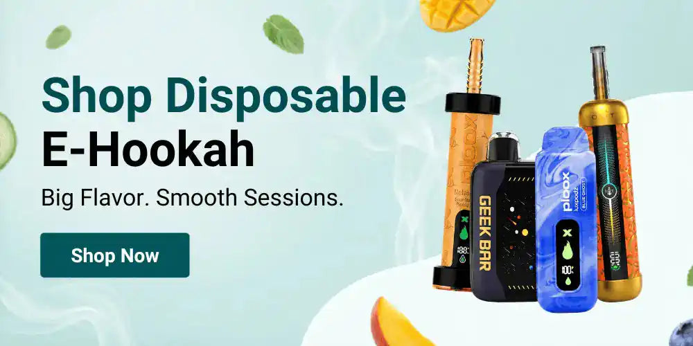 Shop disposable e-hookahs at JellyPuffs — flavored hookah vapes with long-lasting puff counts