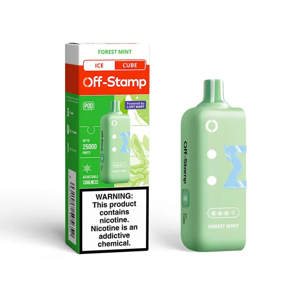 Forest Mint - Off-Stamp Ice Cube 25K Disposable Pod JellyPuffs