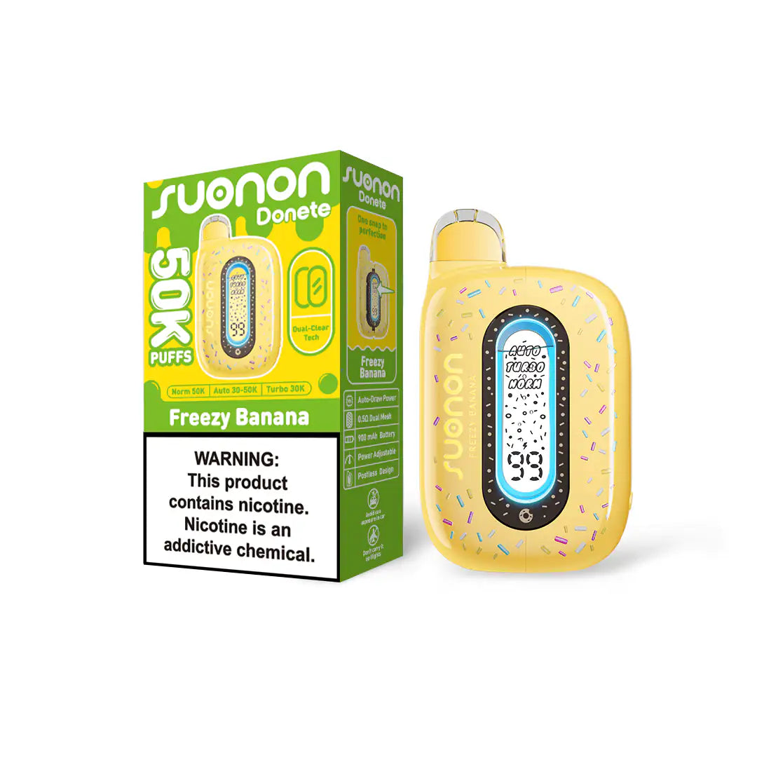 Freezy Banana - Suonon Donete By NEXA 50K Disposable Vape JellyPuffs