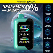 Fresh Mint - Spaceman SP40000 Disposable Vape Zero Nicotine JellyPuffs