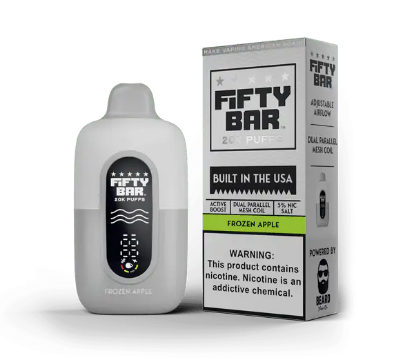 Frozen Apple - Fifty Bar 20K Disposable Vape JellyPuffs