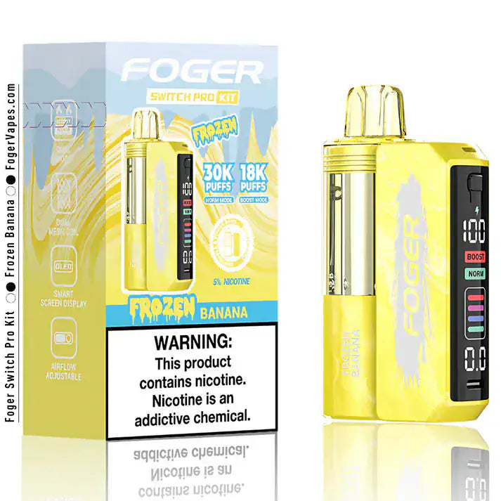 Frozen Banana - Foger Switch Pro 30K Disposable Kit JellyPuffs