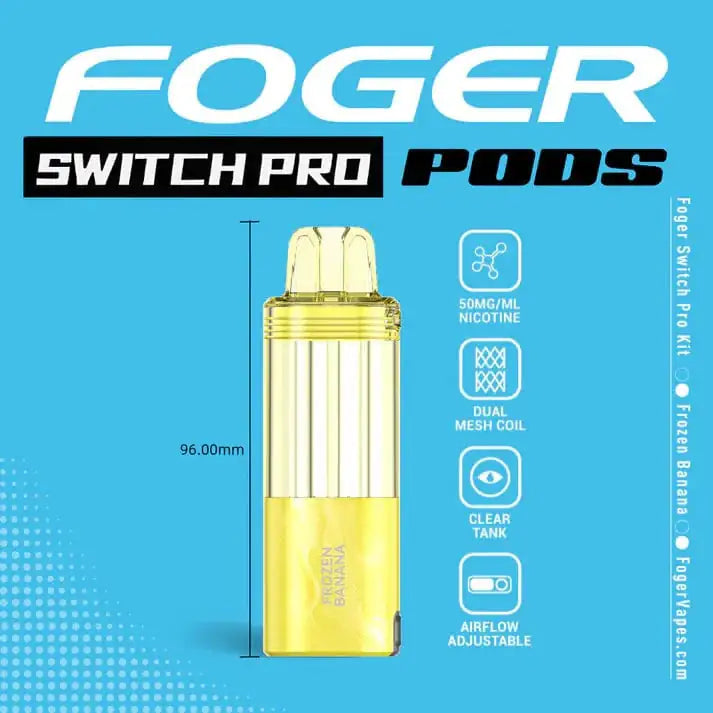 Frozen Banana - Foger Switch Pro 30K Disposable Pod JellyPuffs
