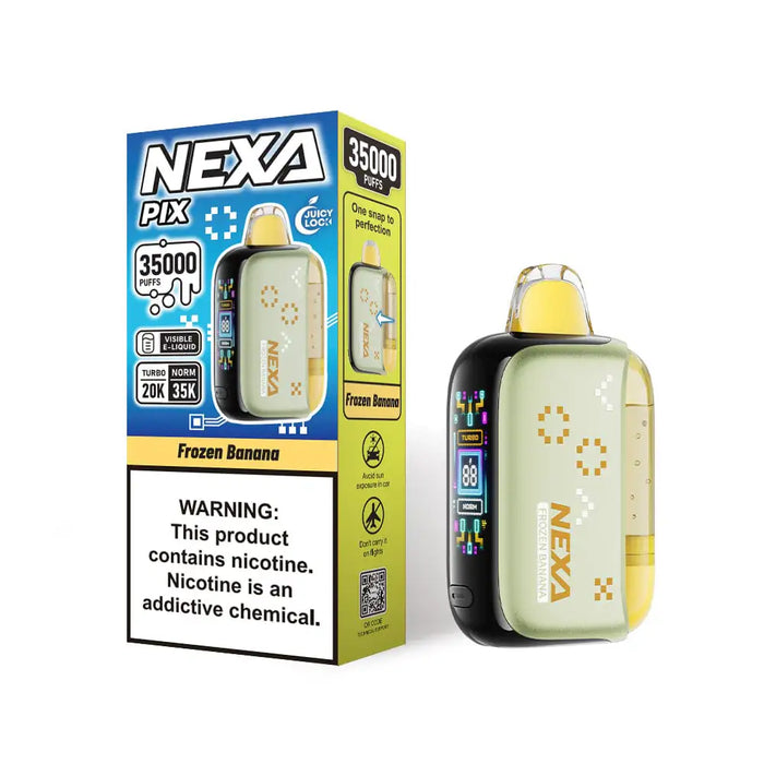 Frozen Banana - NEXA Pix 35K Disposable Vape