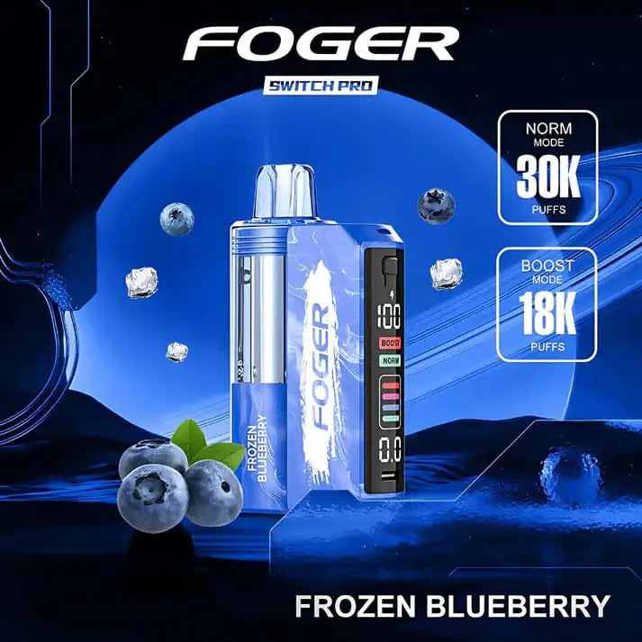 Frozen Blueberry - Foger Switch Pro 30K Disposable Kit JellyPuffs