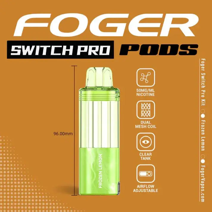 Frozen Lemon - Foger Switch Pro 30K Disposable Pod JellyPuffs