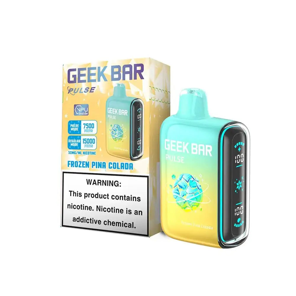 Frozen Pina Colada - Geek Bar Pulse 15k Disposable Vape JellyPuffs