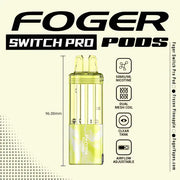 Frozen Pineapple - Foger Switch Pro 30K Disposable Pod JellyPuffs
