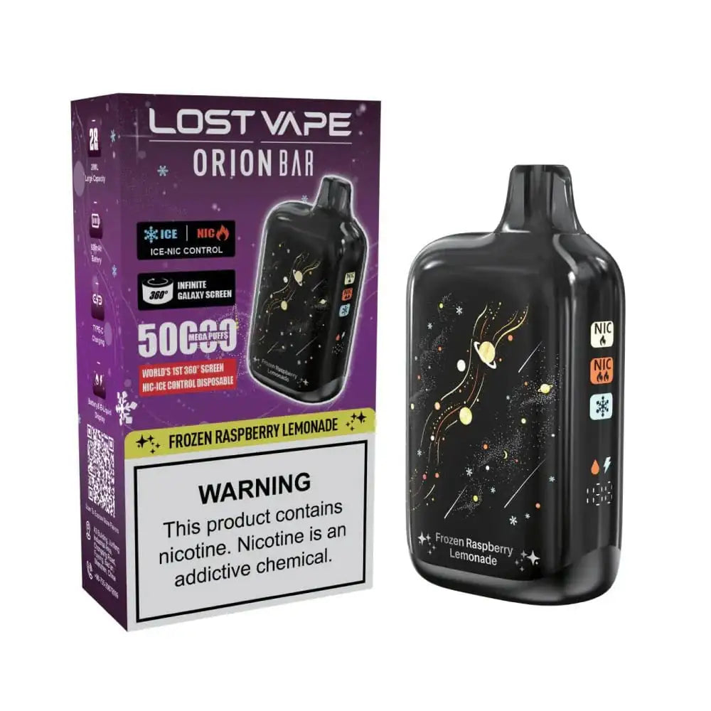 Frozen Raspberry Lemonade - Lost Vape Orion Bar 50K Disposable JellyPuffs