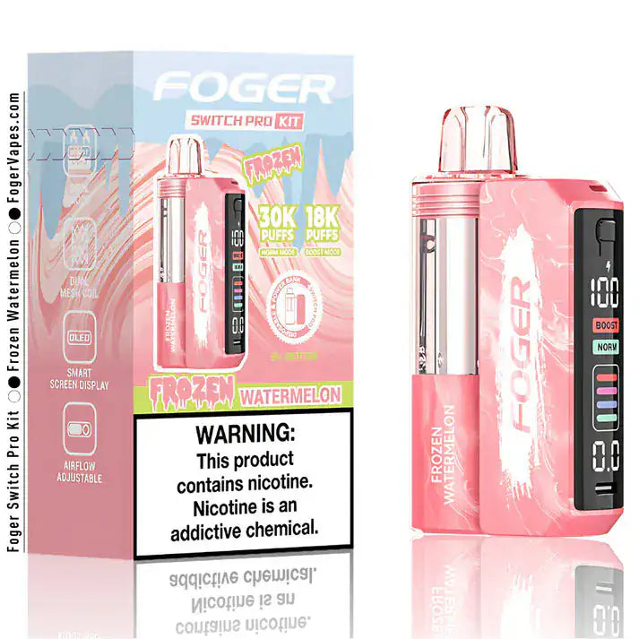 Frozen Watermelon - Foger Switch Pro 30K Disposable Kit JellyPuffs