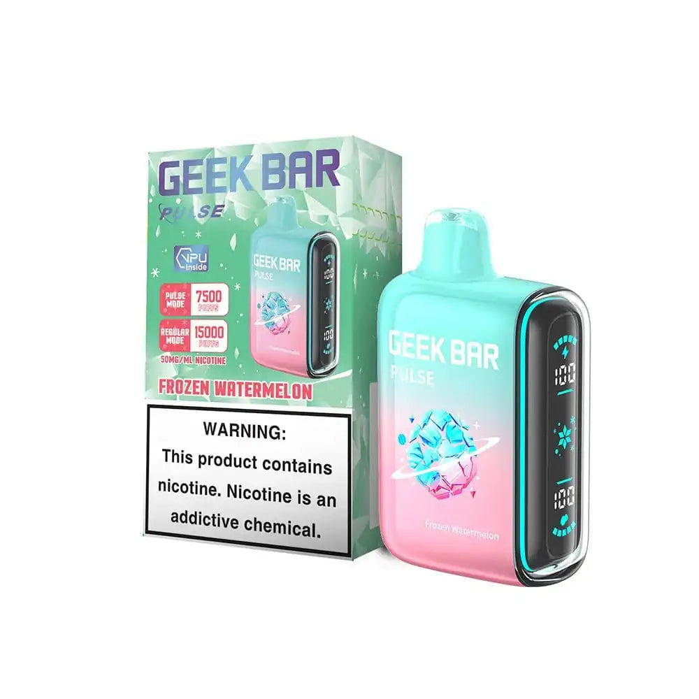 Frozen Watermelon - Geek  Bar Pulse 15k Disposable Vape JellyPuffs