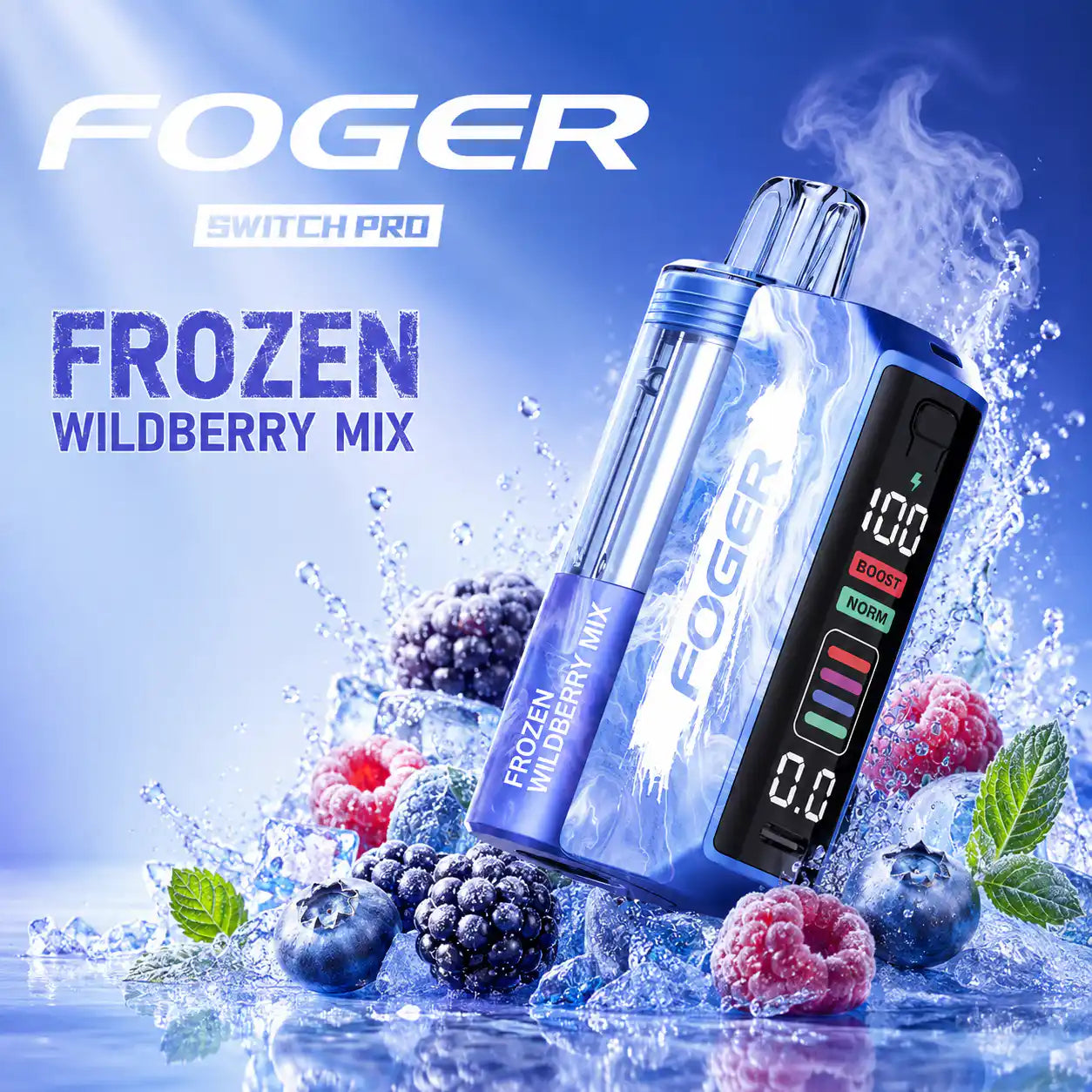 Frozen Wildberry Mix - Foger Switch Pro 30K Disposable Kit JellyPuffs