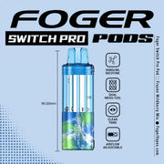 Frozen Wildberry Mix Foger Switch Pro 30K disposable pod — blackberry, blueberry, raspberry, iced — JellyPuffs