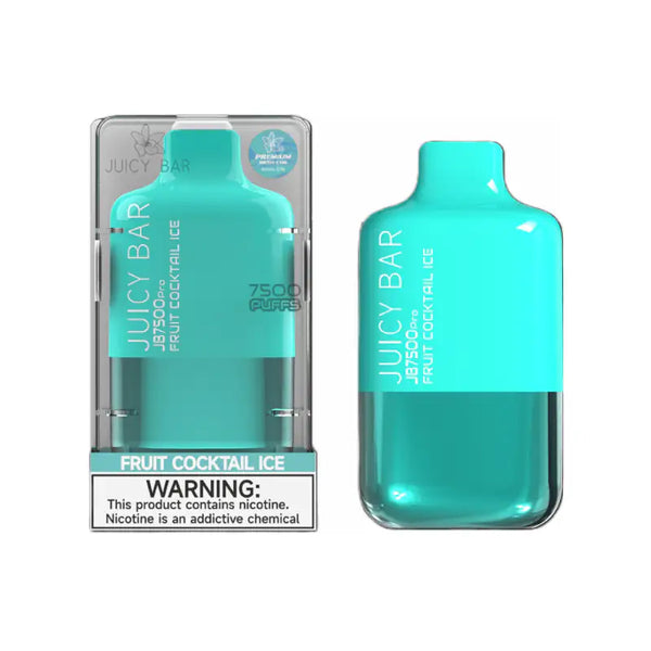 juicy bar vape Fruit Cocktail Ice - JB7500Pro Disposable $6.99 RAZ VUE 50K Kit Ramadan2023_Excluded Flavors:Fruity Hawaii