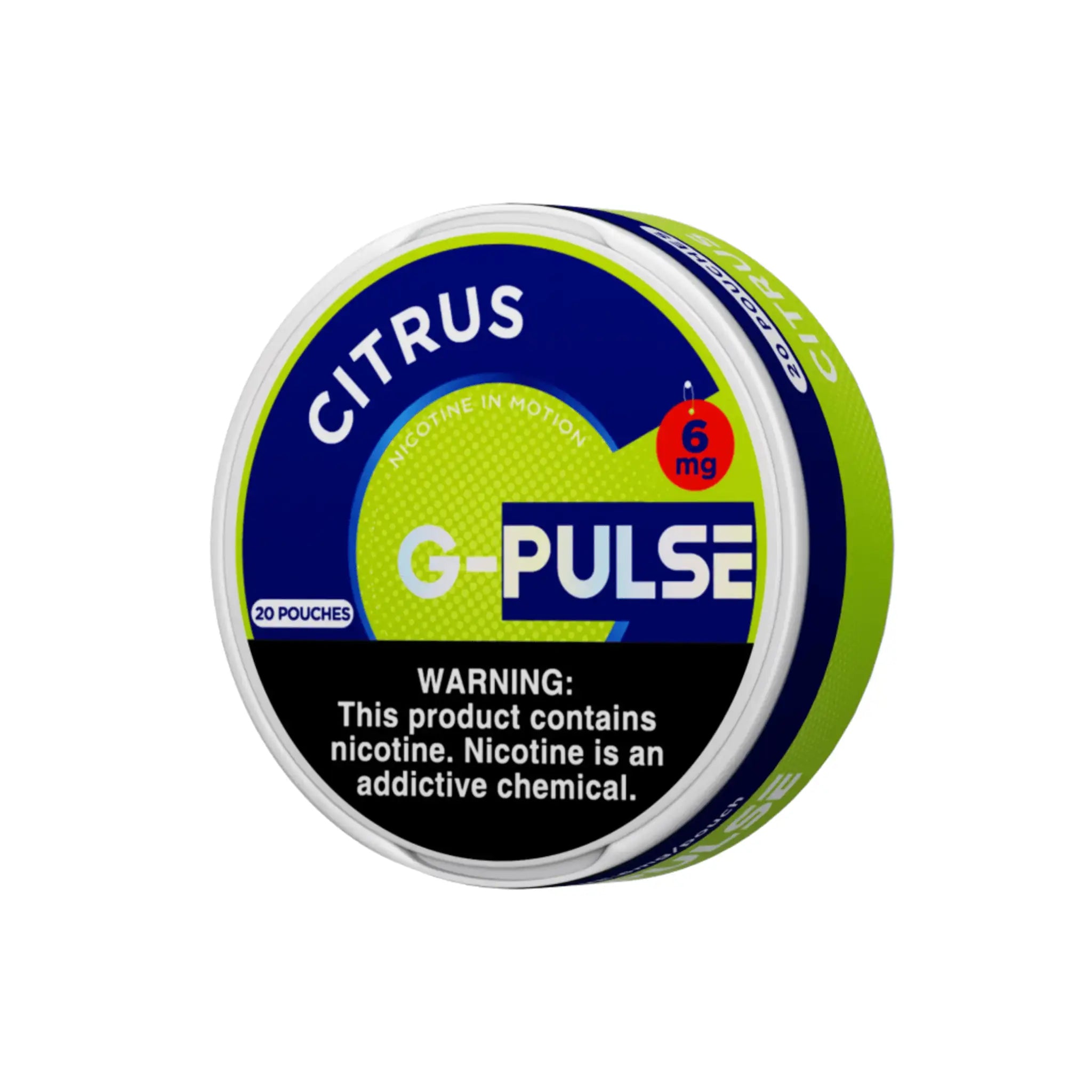 G-Pulse Citrus Nicotine Pouches 6mg 10mg 15mg JellyPuffs