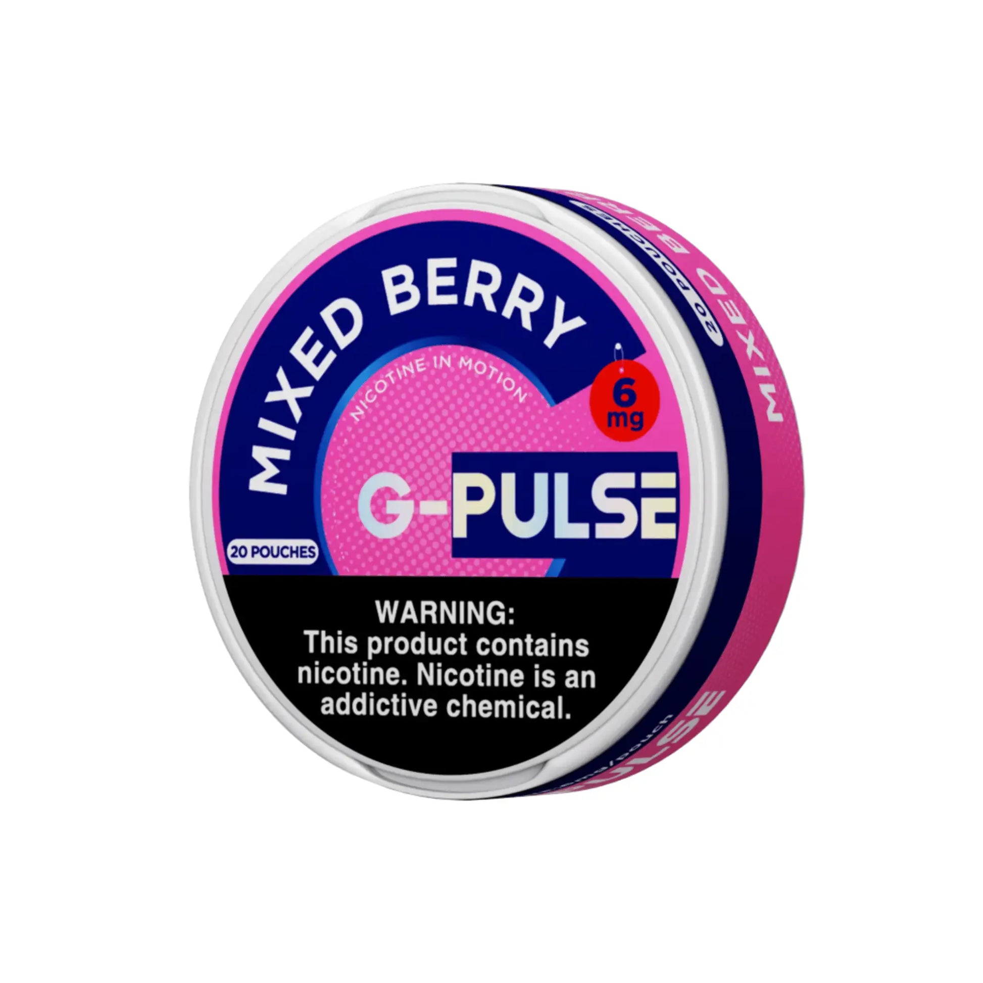 G-Pulse Mixed Berry Nicotine Pouches 6mg 10mg 15mg JellyPuffs