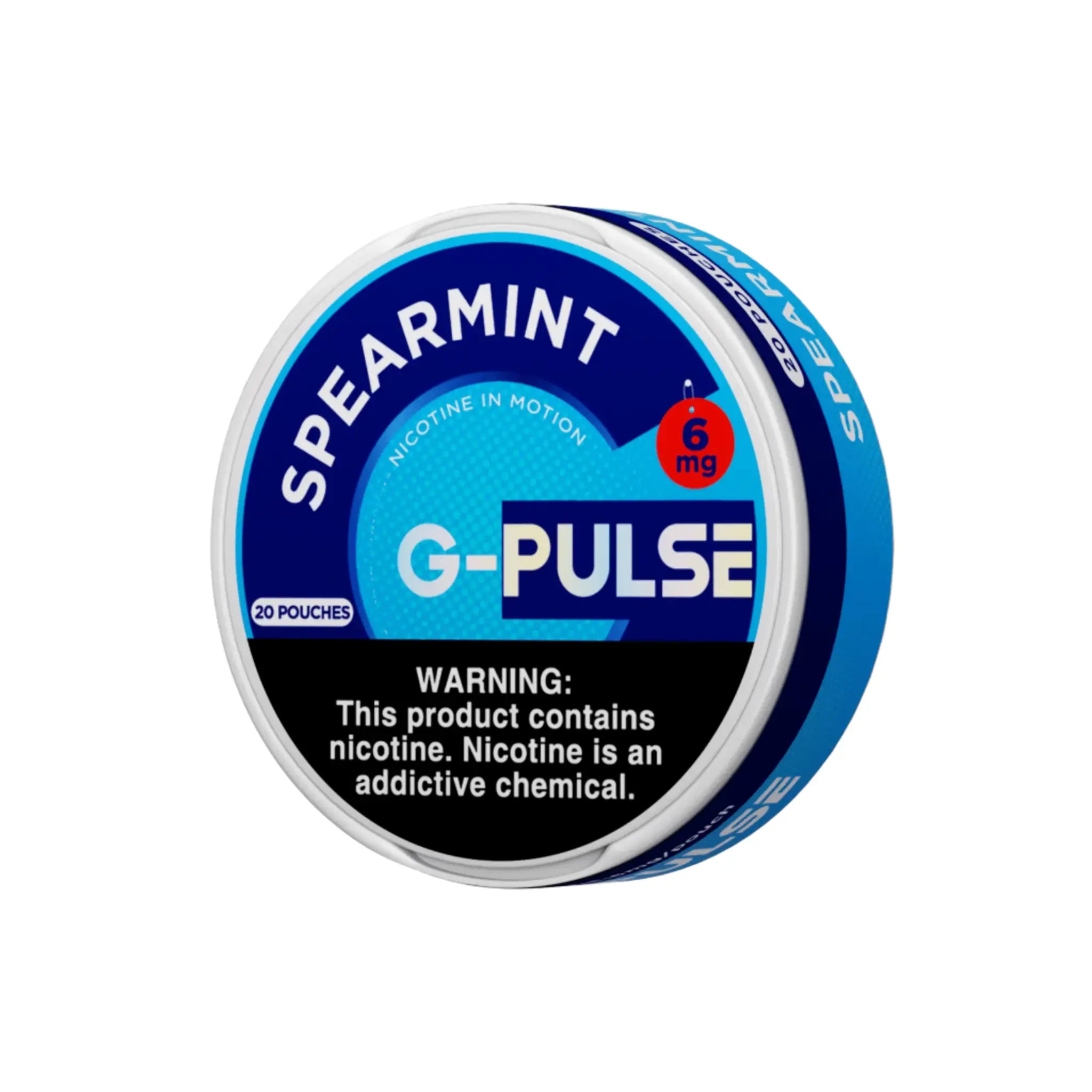 G-Pulse Spearmint Nicotine Pouches 6mg 10mg 15mg JellyPuffs
