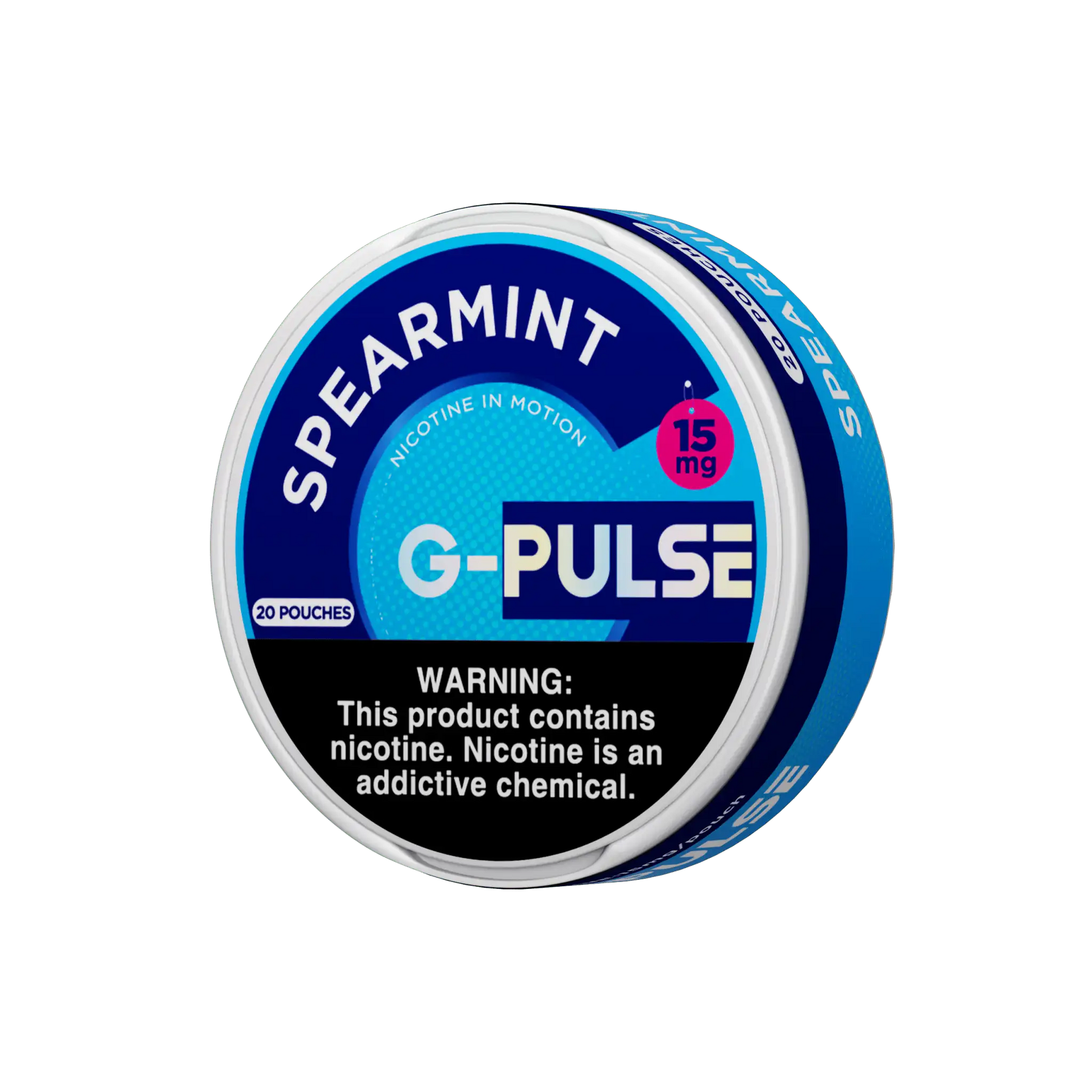 G-Pulse Spearmint Nicotine Pouches 6mg 10mg 15mg JellyPuffs