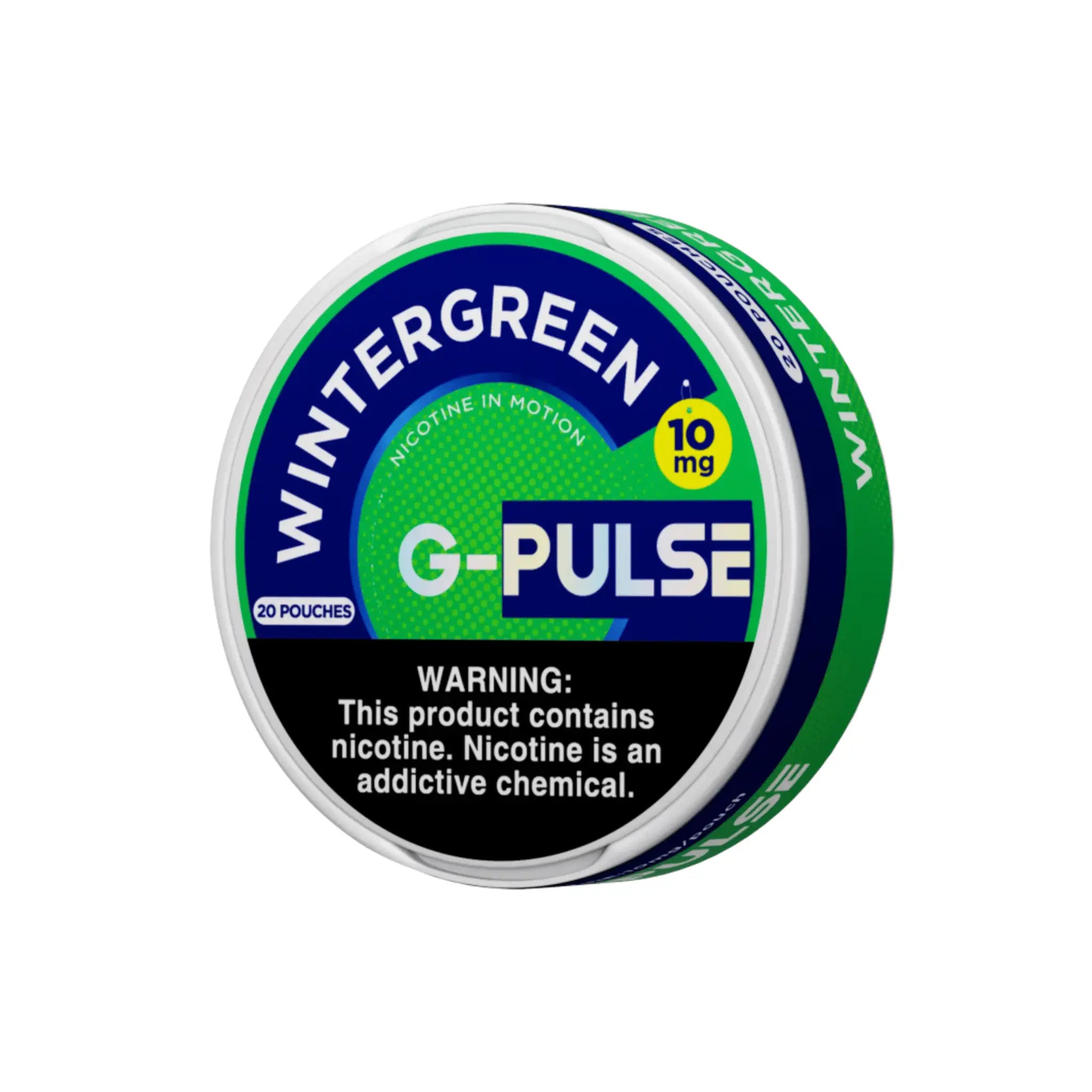 G-Pulse Wintergreen Nicotine Pouches 6mg 10mg 15mg JellyPuffs