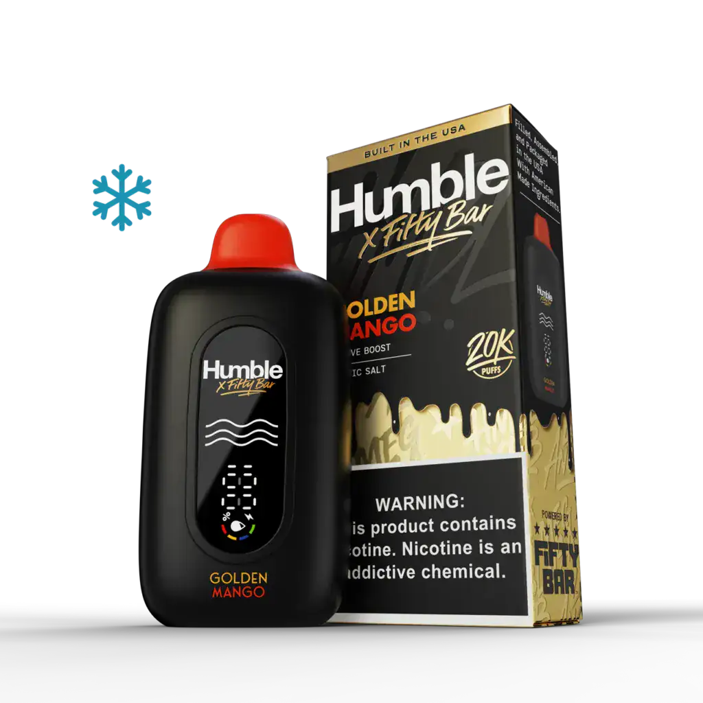 Golden Mango - Fifty Bar x Humble 20K Disposable Vape JellyPuffs