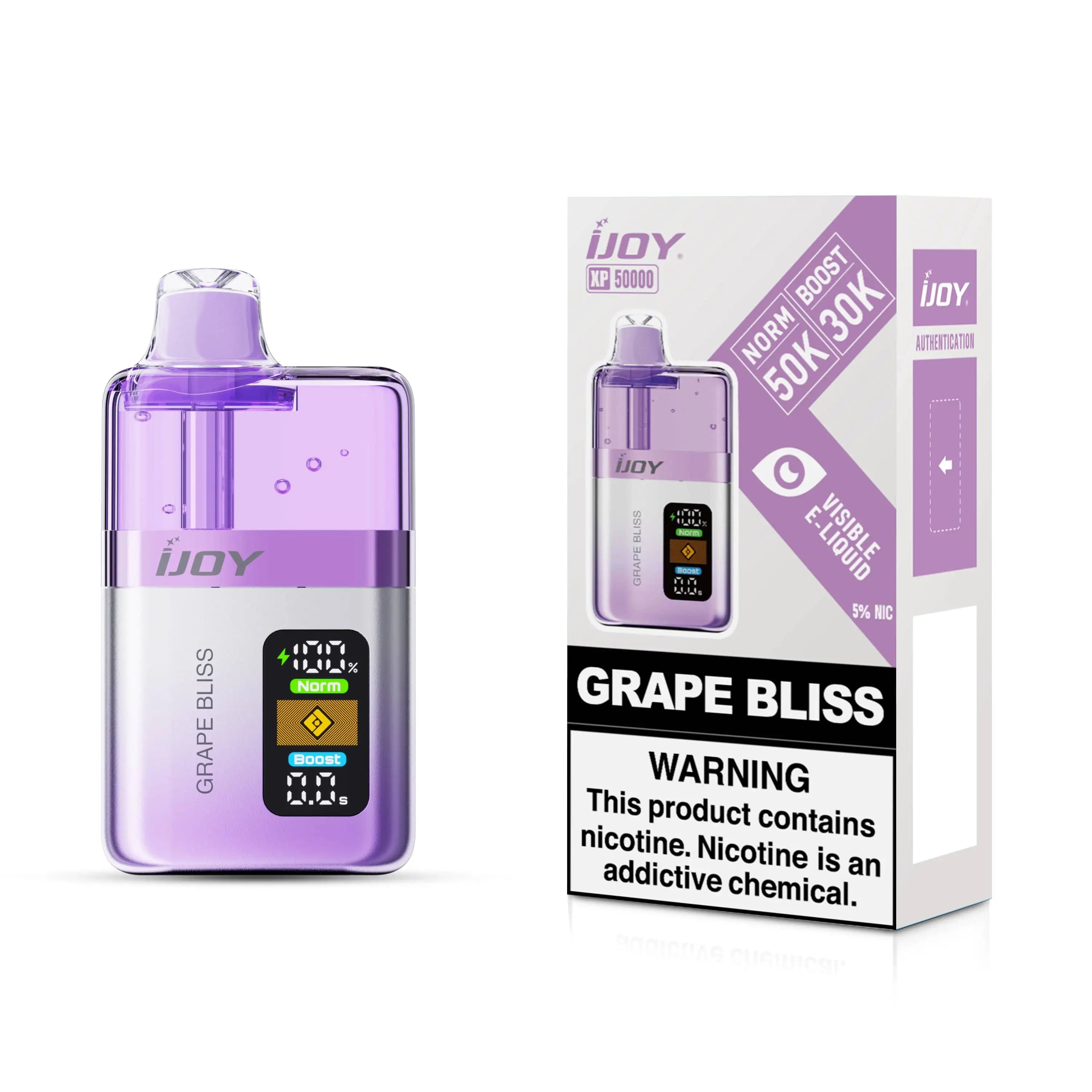 Grape Bliss - iJoy XP50000 Disposable Vape JellyPuffs