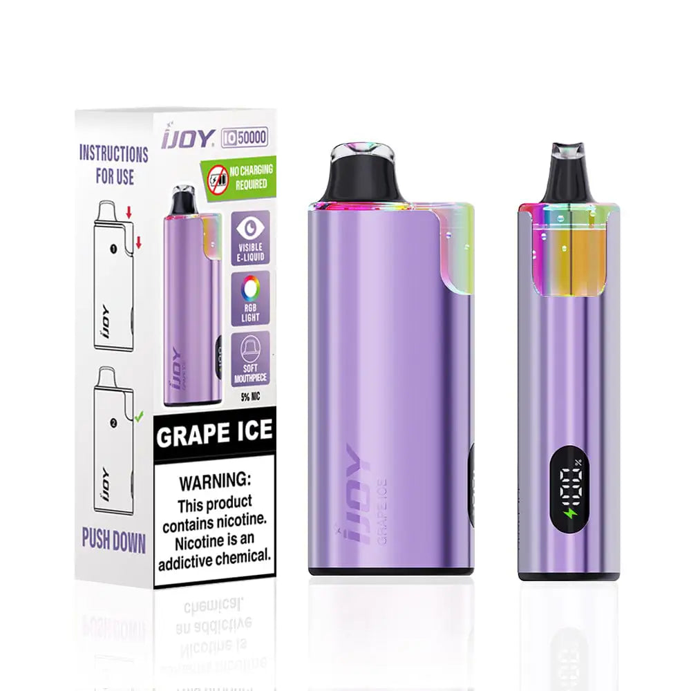 Grape Ice - iJoy IO50000 Disposable Vape JellyPuffs