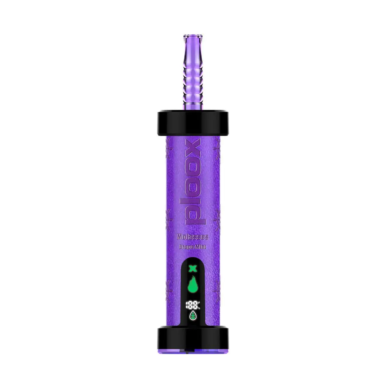 Grape Mint - Ploox Molasses 75k Disposable E-Hookah JellyPuffs