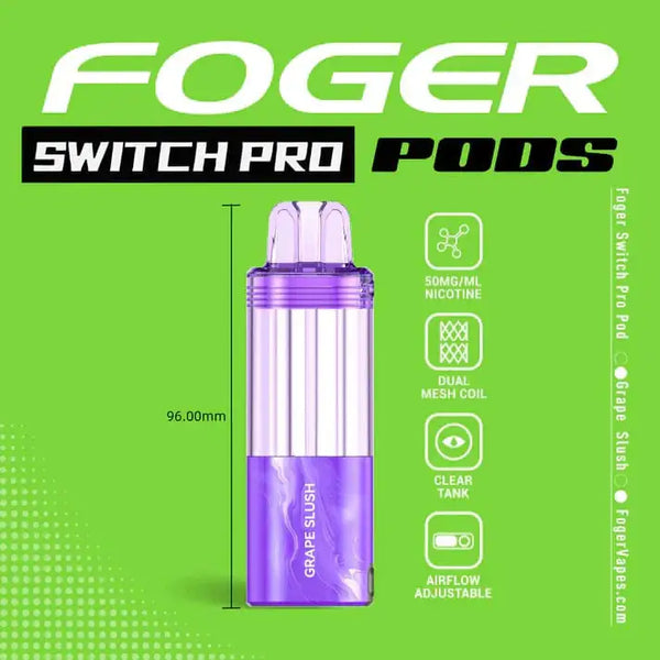 cola slush foger pod Grape – Switch Pro 30K usa vuse go refill price FLAVORS:GOLDEN BERRY