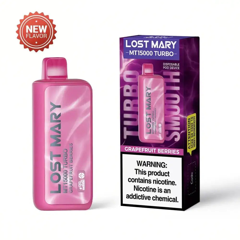 Grapefruit Berries - Lost Mary MT15000 Turbo Disposable Vape JellyPuffs