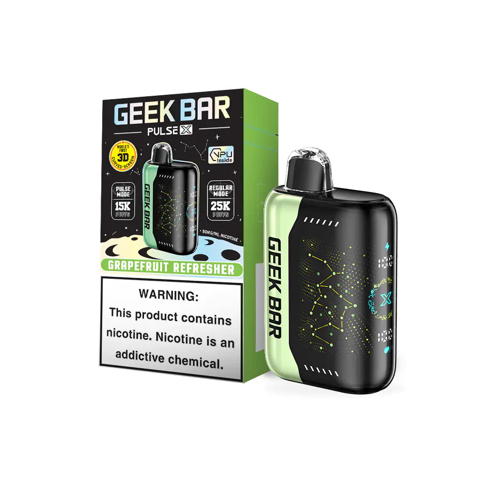 Grapefruit Refresher - Geek Bar Pulse X 25K Disposable Vape JellyPuffs