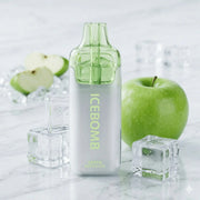 Green Apple Ice - Icemax ICEBOMB 18k Disposable Vape JellyPuffs