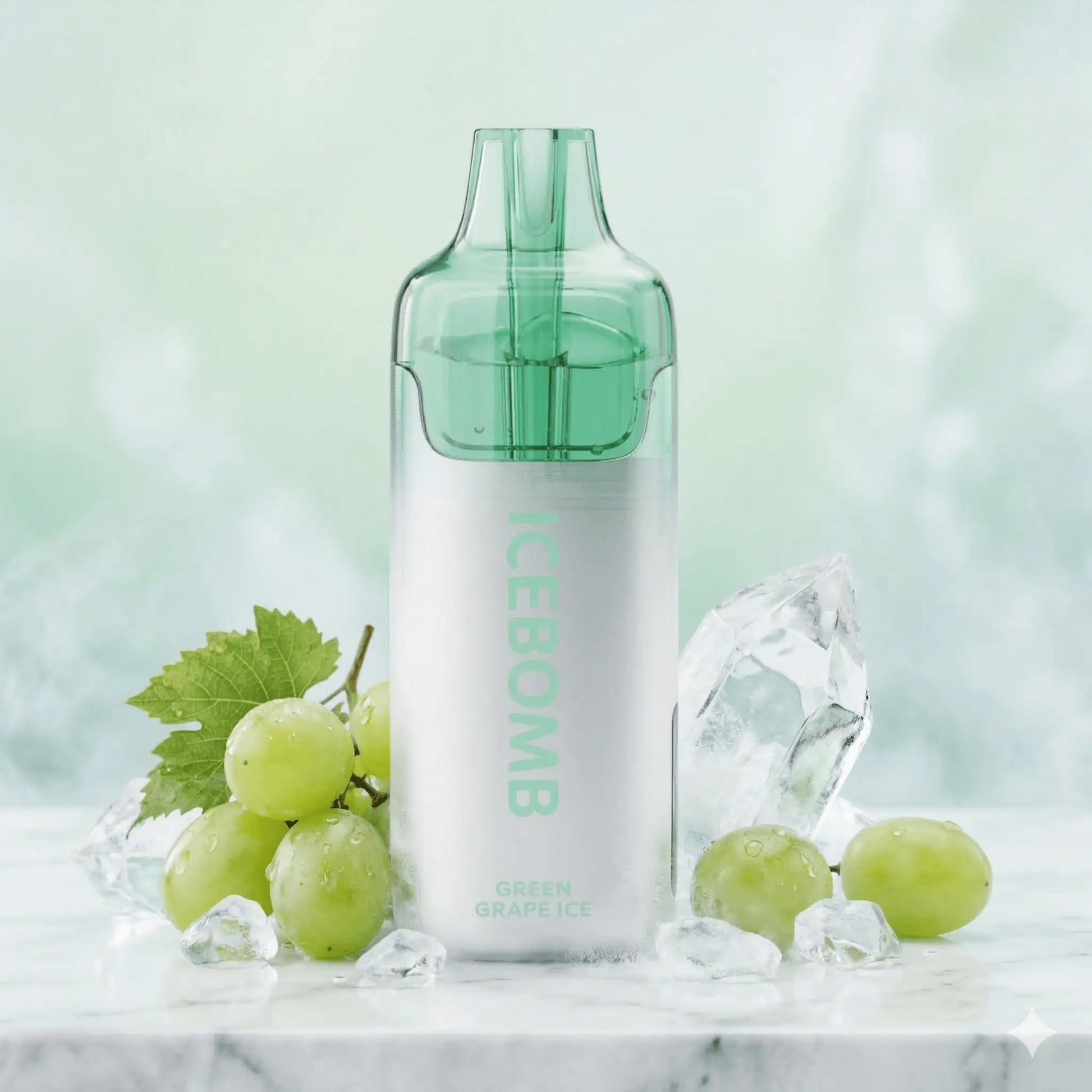 Green Grape Ice - Icemax ICEBOMB 18k Disposable Vape JellyPuffs