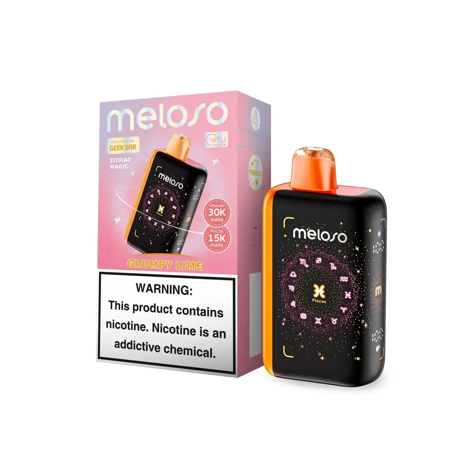 Grumpy Lime - Geek Bar Meloso Bar 30k Disposable Vape JellyPuffs
