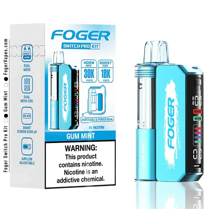 Gum Mint - Foger Switch Pro 30K Disposable Kit JellyPuffs