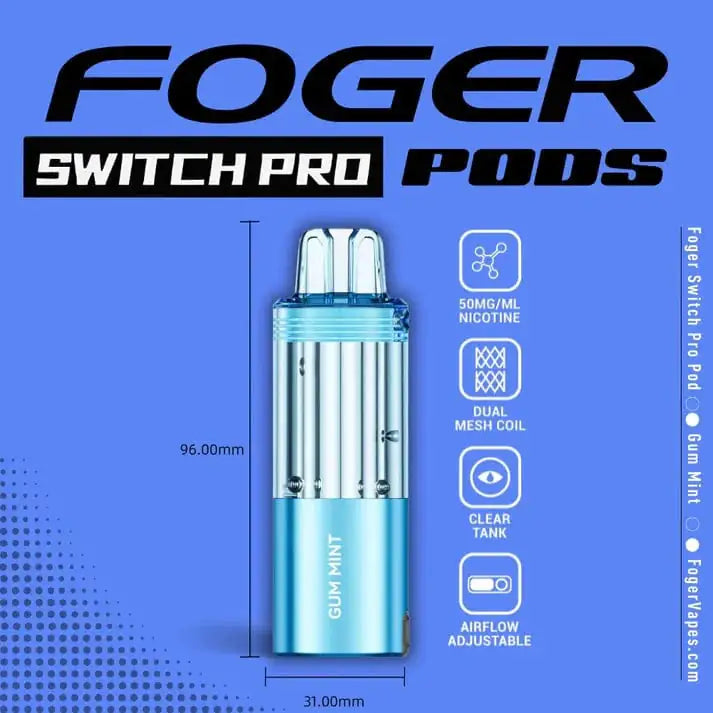 Gum Mint - Foger Switch Pro 30K Disposable Pod JellyPuffs