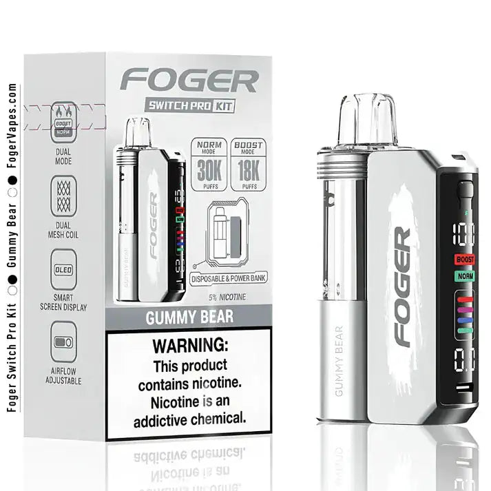 Gummy Bear - Foger Switch Pro 30K Disposable Kit JellyPuffs