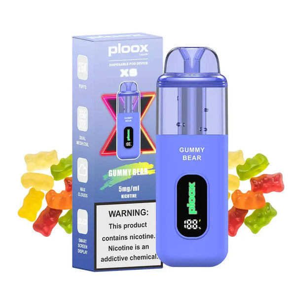bear disposable vape Gummy Ploox XS 25k E-Hookah 0.5% – JellyPuffs Myrtille Flavor:Double Mint The Best Vape Batteries: