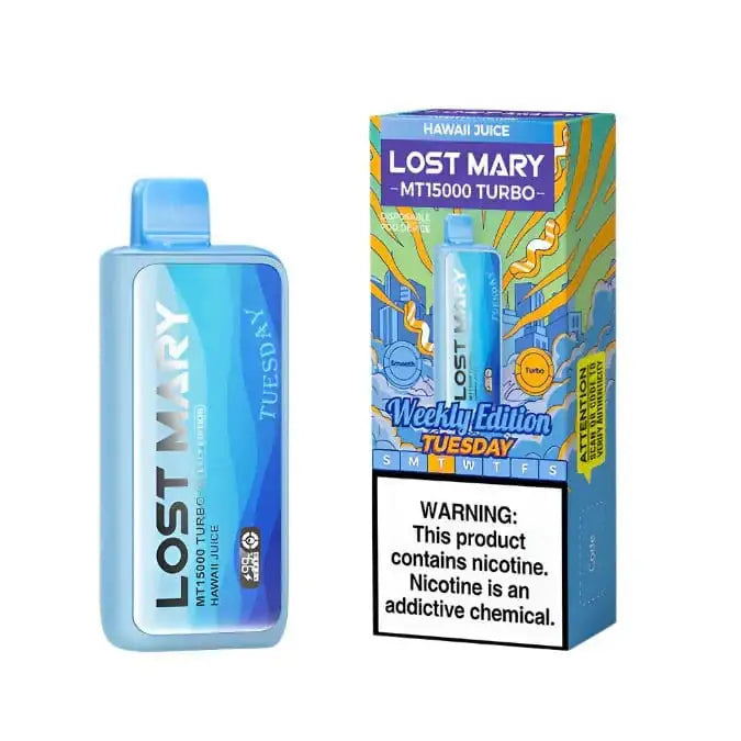 Hawaii Juice - Lost Mary MT15000 Turbo Disposable Vape JellyPuffs